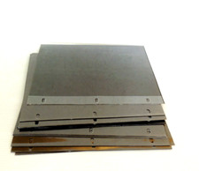 Universal Top-Loading 12 Page Protectors 11 x 8.5 " W/Black Inserts 