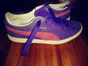 puma suede purple
