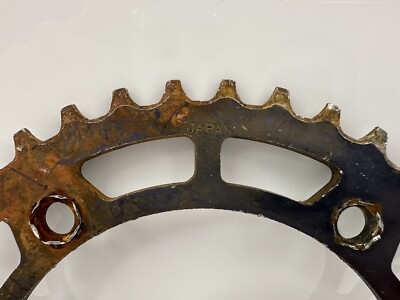 Vintage Takagi MX40 BMX Racing 40t Chainring 118 Black Japan Vintage Takagi MX40 BMX Racing 40t Chainring 118 Black Japan