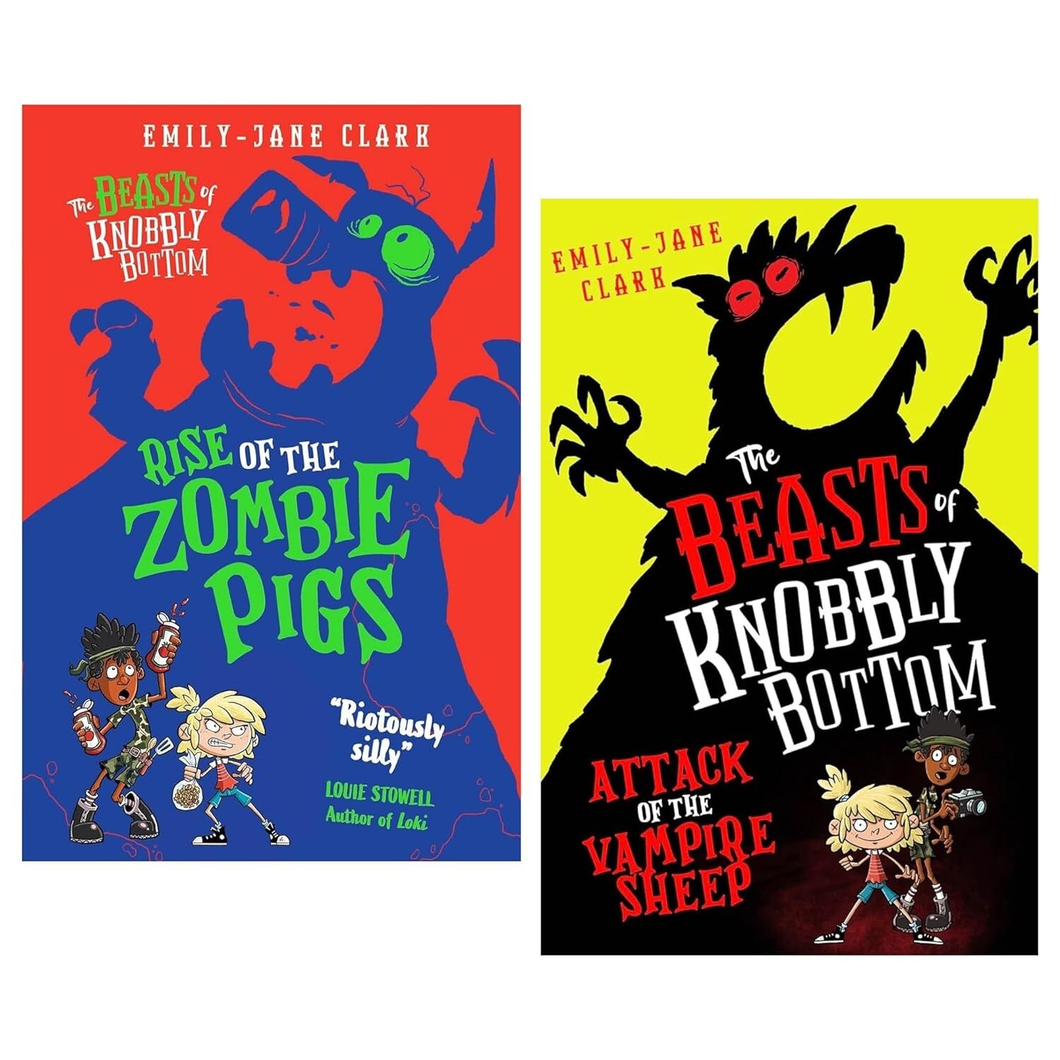 Beasts of Knobbly Bottom Series 2 Books Collection Set by  Emily-Jane Clark