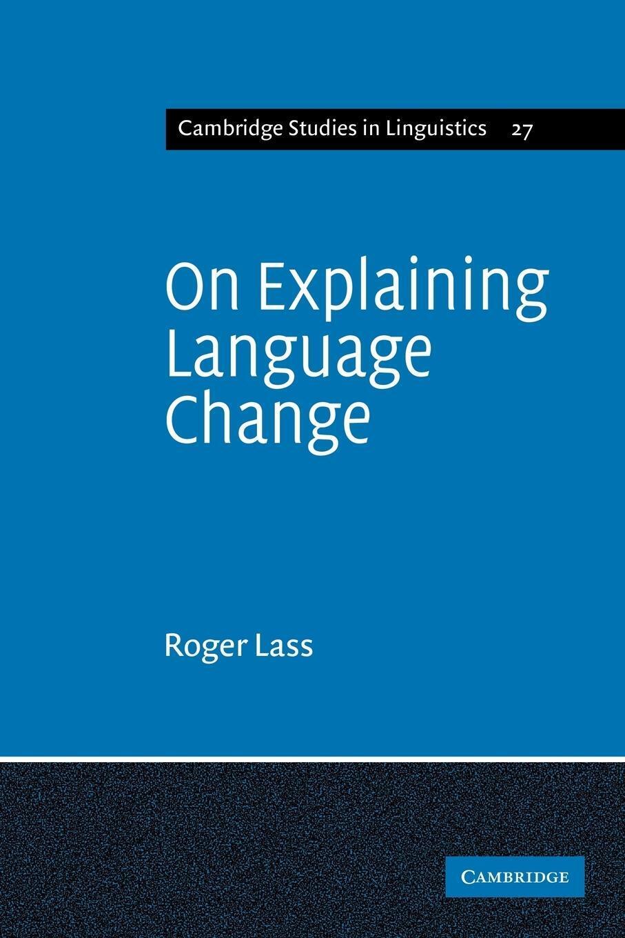 Thumbnail - On Explaining Language Change Lass (u. A.) Taschenbuch Paperback
