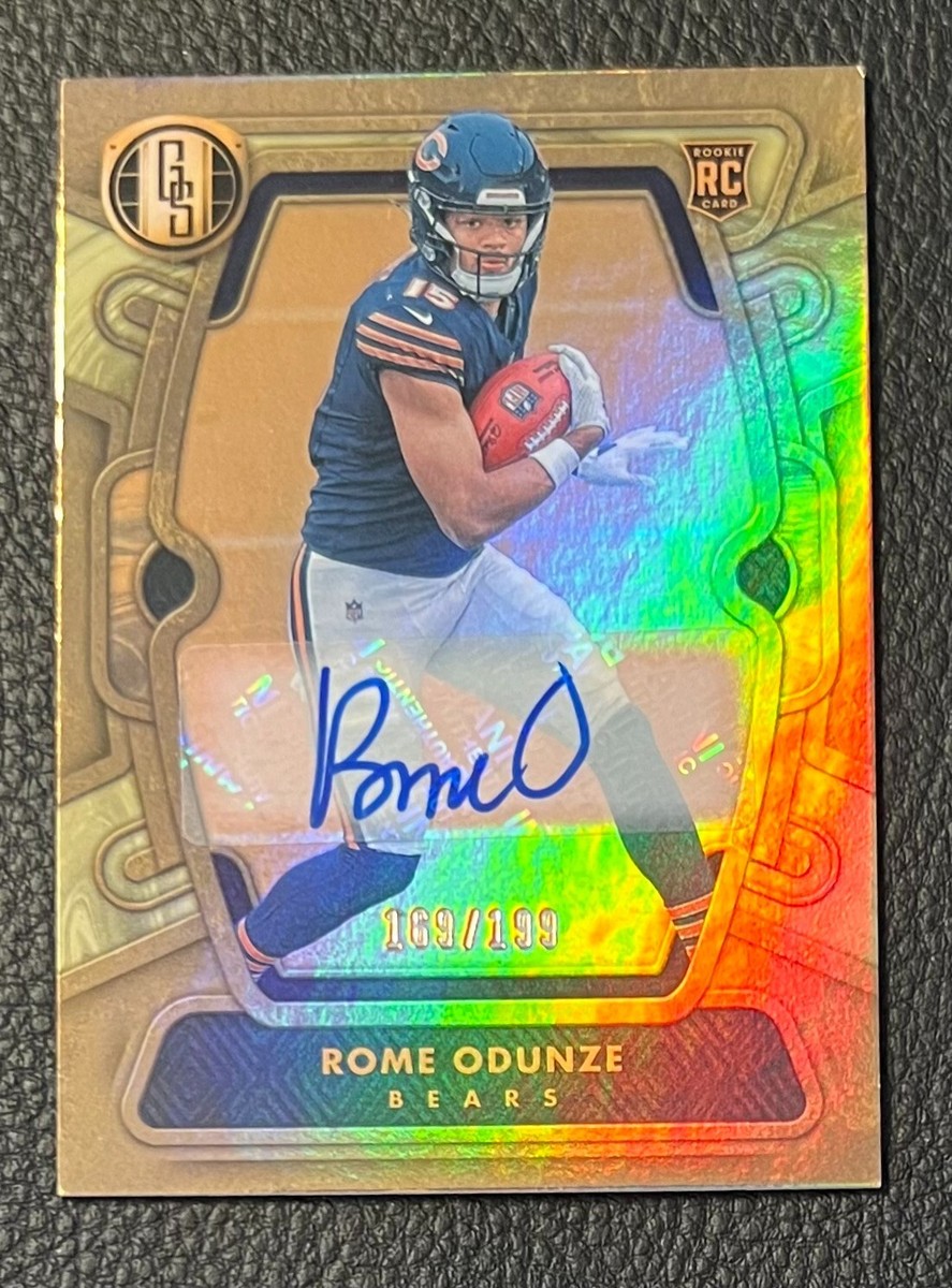 2024 Panini Gold Standard Rome Odunze 169/199 RC Auto