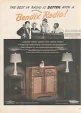 1947 Bendix Radio NBC Duffy's Tavern Show Luxury Beyond Your Hopes Vtg Print Ad