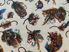 Cotton Fabric Feather 43  x 52  By Cranston print work 310