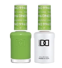DND Match UV Gel + Nail Polish #996 Sodalightful Lime