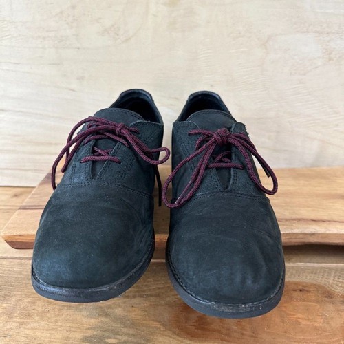 Scarpe da donna Teva De La Vina Dos Oxford nere impermeabili in pelle misura 8 - Foto 6 di 9