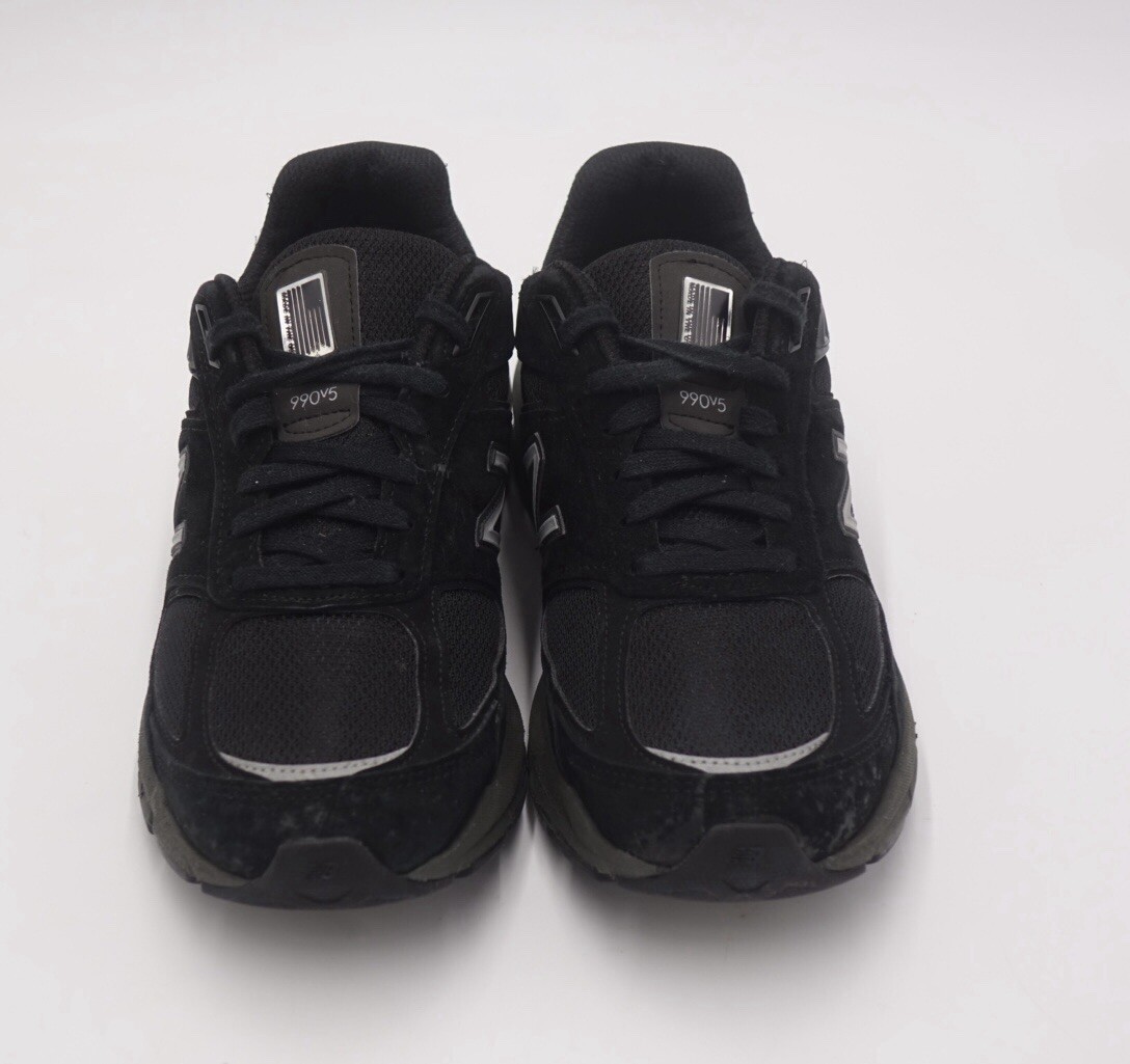 Size 9 - (Women) New Balance 990v5 Black Grey' | eBay