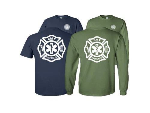 Firefighter EMT T-Shirt or Long Sleeve 