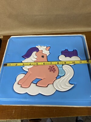 VERY RARE Vintage 1984 MY LITTLE PONY 10 PIECE PLASTIC PUZZLE