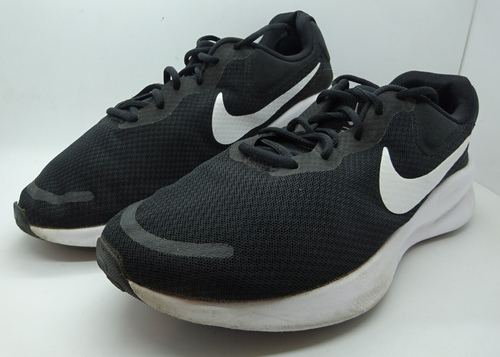 Nike Revolution 7 Mens Running Shoes Black UK 8 Training