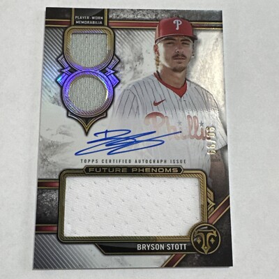 2024 Topps Triple Threads FPAR-BS Bryson Stott #/99  Phillies