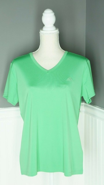 womens green adidas top