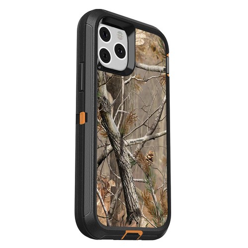 Custodia ibrida iPhone 11 12 13 Pro Max X XS XR mimetica Realtree Forest Defender - Foto 24 di 51