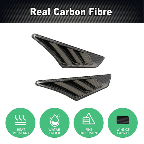 Guardabarros lateral de carbono para Audi Q8 SQ8 RSQ8 2019-2024 DRY Splitter Fender Vent - Imagen 5 de 11
