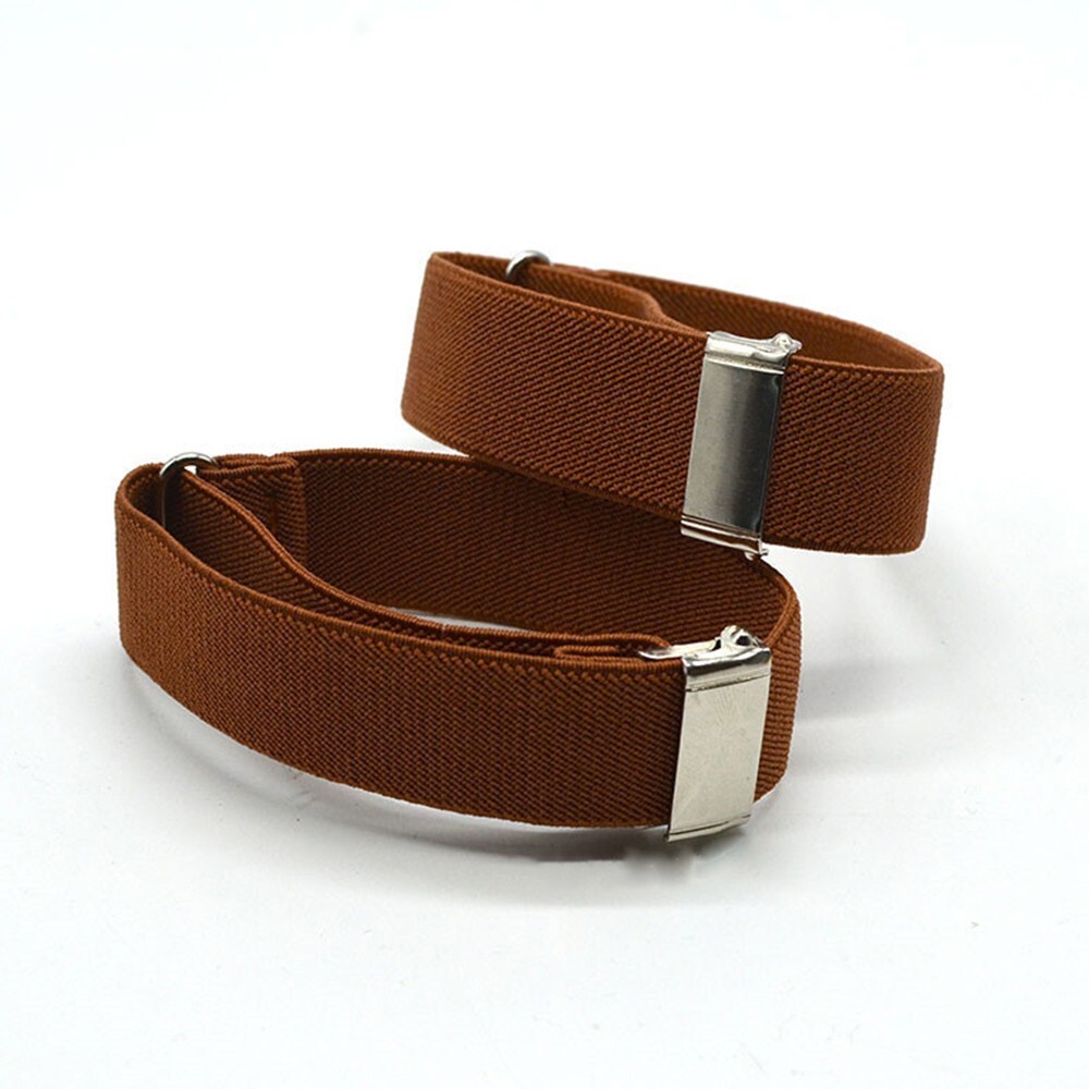 Mens Elastic Shirt Sleeve Garter Strap Adjustable Armband Sleeve Cuff