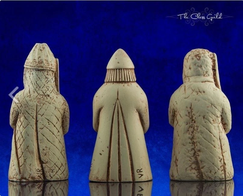 RARE Berserker Trio, Isle of Lewis Chessmen, Chess Piece — 第 4/4 张图片