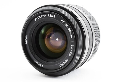 その他 KYOCER LENS AF 35-70mm 1:3.3-4.5 MACRO Near Mint KYOCERA LENS AF 35-70mm 1:3.3-4.5 MACRO Φ52mm from
