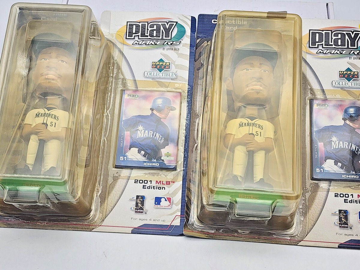 Upper Deck Play Makers Ichiro Seattle Mariners Bobble Head Figure