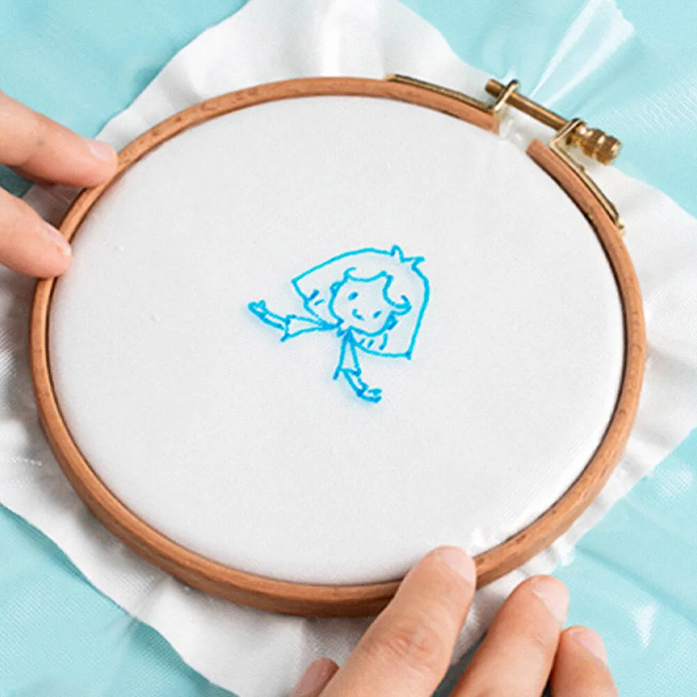 Water Soluble Film Embroidery Stabilizers Drawing Embroidered