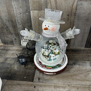 Thomas Kinkade White Christmas Snowman | eBay