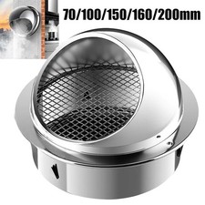 Rejilla de ventilación redonda premium de acero inoxidable cepillado garantiza una ventilación eficiente