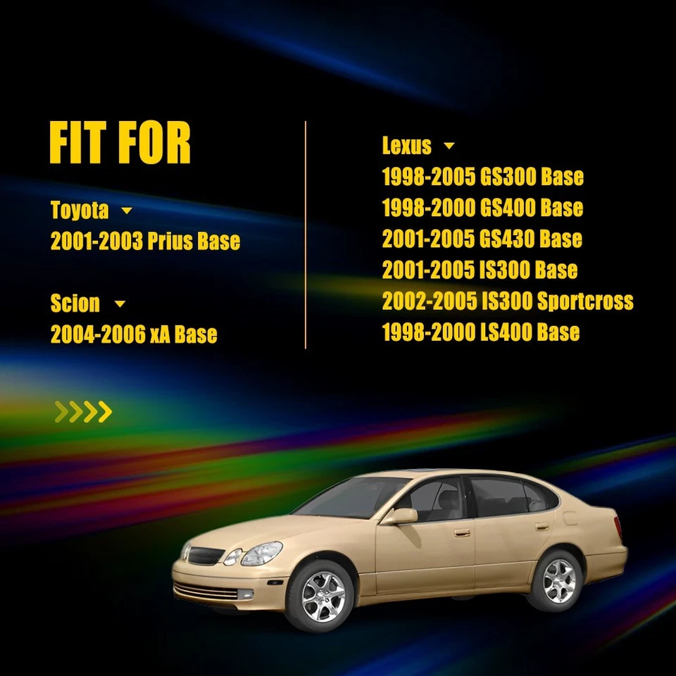 2-20X Luz de señalización lateral Carcasa ahumada para Lexus GS400 1998-2000 Base LX2550103 Foto 2 de 4