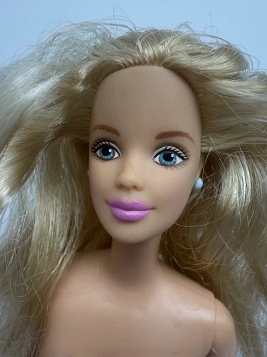 Nude Blonde Mackie Barbie Straight hair TnT Caribbean Blue eyes Vintage For OOAK