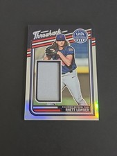 2026 Panini Stars And Stripes Rhett Lowder Throwback Patch Prizm #TM-RL
