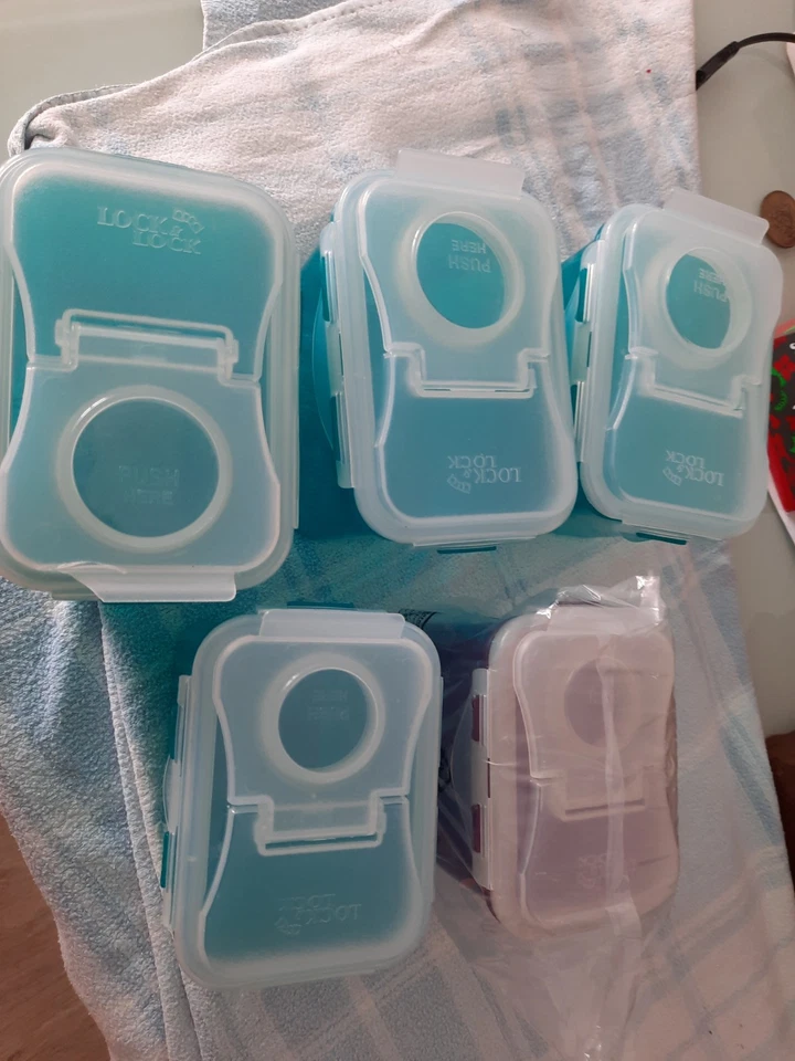 Schuettelboxen Look Look Aufbewahrung Voratsboxen Tuerkis Qvc 4x Beere 1x - Bild 2 von 4