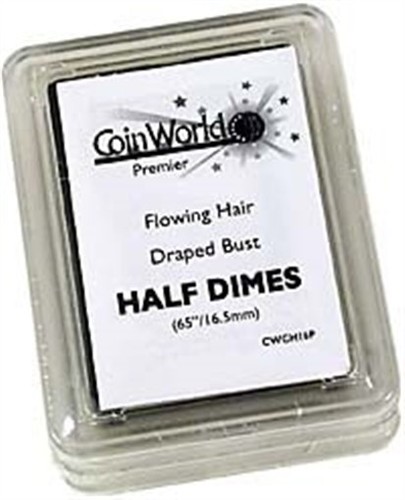 3 Slabs Snaplock Holders For US Half Dimes 1794-1805 16.5mm Coin World Premier - Picture 1 of 5