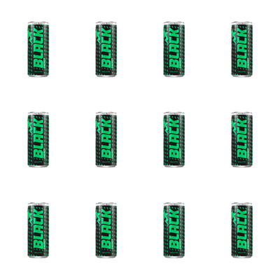 5901861002545 Black Energy Zero Sugar Mojito Flavour 250 ml X12 Foodcare sp. z o