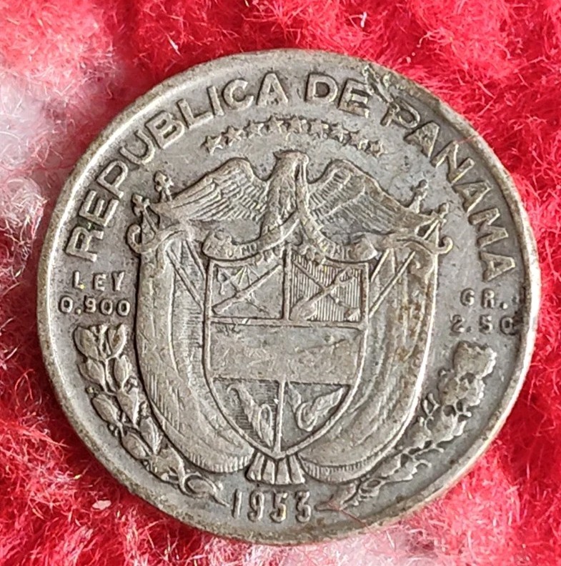 1953 Panama 1/10 Balboa Silver (#3)
