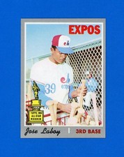 1970 Topps Baseball # 238 Jose Laboy  NM to NM-MT *UltraBC.eStore*