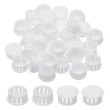 Plastic Hole Plugs, 99 Pcs 5/7"(18mm) Round Plastic Hole Caps, White