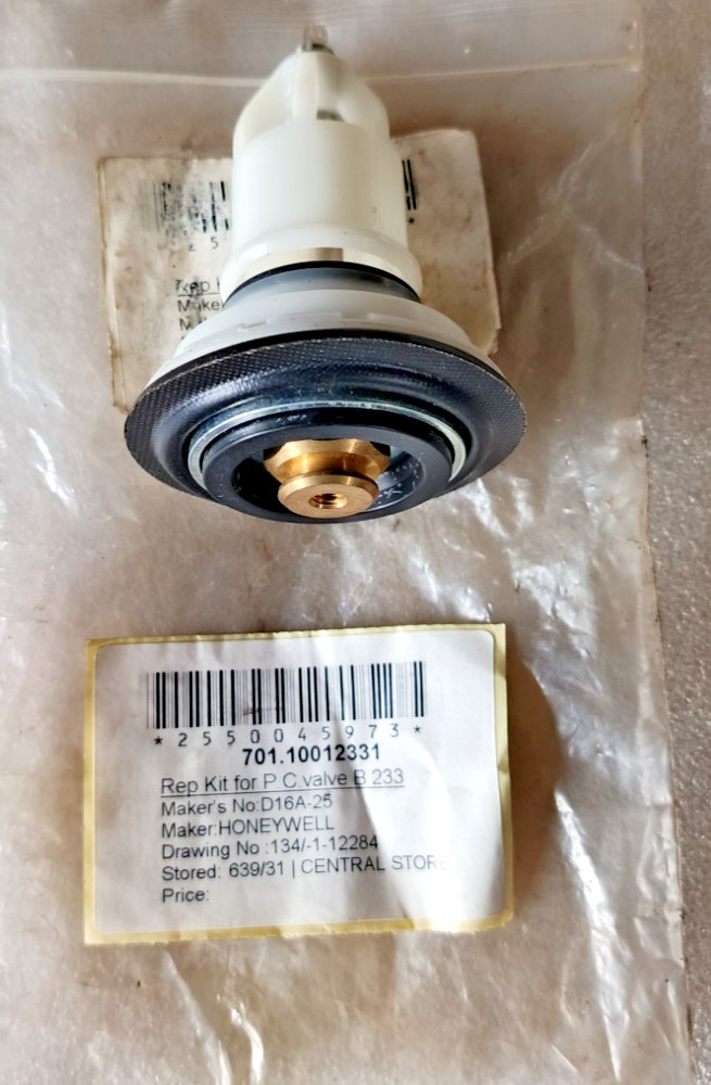 HONEYWELL D16A-25 REPAIR KIT FOR PRESSURE CONTROL VALVE B 233 | P/N 701.10012331