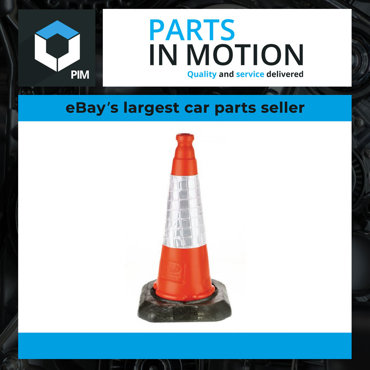 Dominator Traffic Cone 500mm FTRAF1028 Signs & Labels Genuine Quality Product