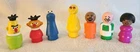 Vintage Little People Sesame Street  Lot 1970s- Ernie, Big Bird, Cookie Mstr Etc