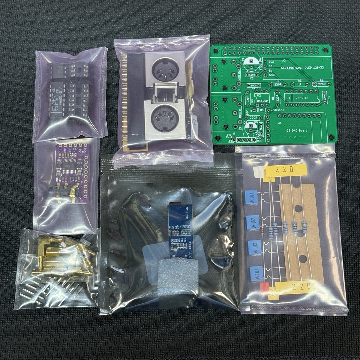 mimohiromiページ clumsyMIDI DIY Kit w/ PCB – Raspberry Pi HAT for MT32-Pi