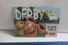 BEANIE BABIES TRADING CARD  SERIES II -Derby the Horse  #4008 Free Shipping