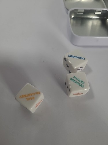 Paul McCartney 3 Dice Promo In Tin #a2 - Imagen 3 de 3