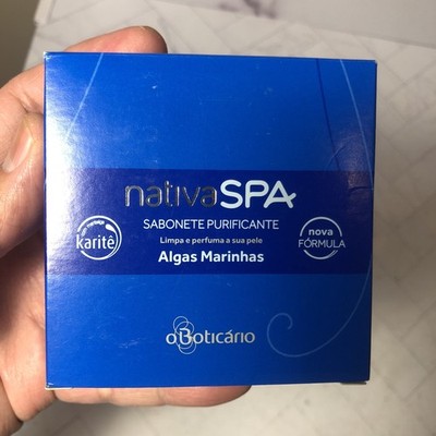 O Boticario Nativa SPA Algas Marinhas Perfume Soap Brazil
