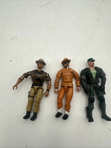 Lot of 3 Vintage GI Joe Action Figures