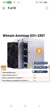 Antminer S21+ 235 TH BTC MINER 3877W ASIC Miner Algorithm SHA-256 Miner USED