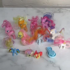 Vintage My Little Pony x  13 ITEMS !  small versions possibly 1990's