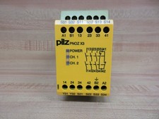 Pilz PNOZ X3 Relay 774316 117979 24VDC 120VAC 3N/O 1N/C 1SO