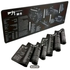🔥 AR-15 Gun Cleaning Mat – Large 36” Premium Tactical Workbench Pad-Waterproof