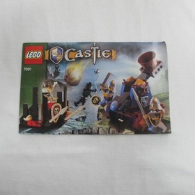 LEGO Castle 7091: Knight's Catapult Defense Set. Complete with instructions