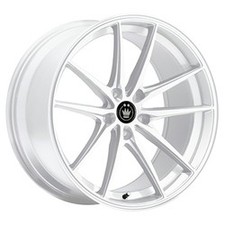 16x7.5 Konig 37w Oversteer White Wheels 5x4.5 40mm Set Of 4