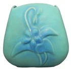 Vintage Van Briggle Columbine Art Pottery Vase, c1920 Ming Turquoise 4.5" MINT!