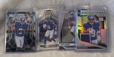 2024 Prizm/Mosaic Malik Nabers 4 Card RC Lot. Silver Patch, Prizmatic, 2 Base